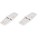 2Pcs Boat Marine Flush Door Hinges 4inch X1.5inch Aisi 316 Stainless Steel