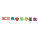 100pcs Universal Plastic Colorful Empty Bobbins Spool for Sewing Machine A