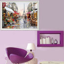 5D DIY Round Drill Diamond Painting City Cross Stitch Embroidery Mosaic Kit