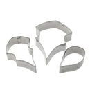 3pcs/set Poinsettia Sugarcraft Cutters Set Stainless Steel Cake Cutters