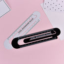 1X 12cm steel ruler metal ruler Metal bookmarks SchoolSuppliesDrawingPainting JR