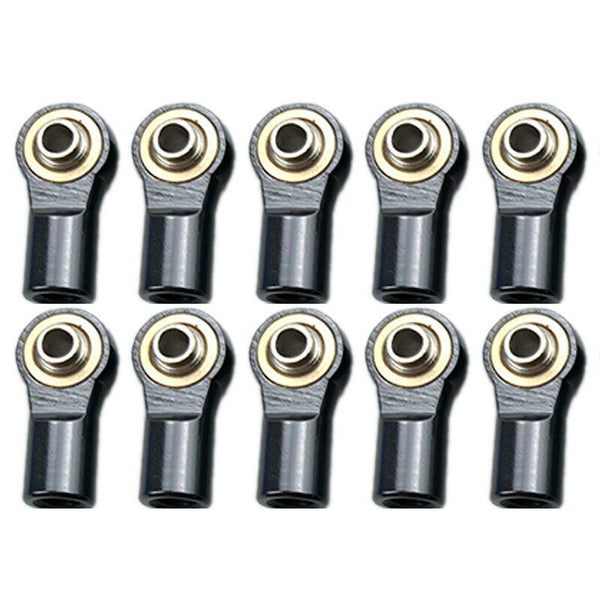 10PCS Metal M4 Link Tie Rod End Ball Joint for 1/10 RC CAR AXIAL SCX10-II 9 F5C8