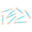 10 Pcs Double End Sponge Eye Shadow Brush Applicators Disposable Makeup TooFG~