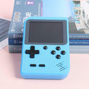 Video Game Console Retro Handheld Game Player Built-in 500 Games (Blue) A