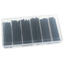 100Pcs/Box Black 100mm 2:1 Heat Shrink Tubing Polyolefin Tube Sleeving Set JC3C