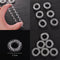 6x Girl Elastic Rubber Hair Ties Band Rope Ponytail Holder For Women Lady