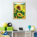 5D DIY Full Drill Diamond Painting Sunflower Cross Stitch Embroidery Mosaic