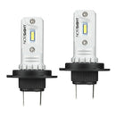 2pcs Super Bright Auto LED H7 Socket Fog Lamp Bulbs 2000LM 6000K 80W 12-18V