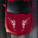 1 Pair Car Hood Bonnet Stickers Dragon Totem Vinyl Decals Graphics Auto Styling