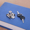Steel Zinc Alloy 136C Drawer Lock Desk Furniture Cabinet Locker with 2 Keys