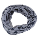 Unisex Babies Loop Wraps Five-pointed Star Knitted Wraps Winter Shawl Snood