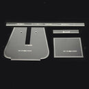 4Pc DIY Shoulder Bag Acrylic Leather Craft Template Pattern Stencil Tool DIY