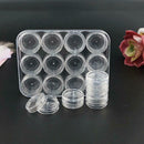 12 Grids Nail Storage Box Art Alex Transparent Organizer Makeup Beauty Tool
