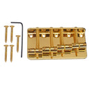 Metal 4 String Bass Bridge with Wrench Screws for Electric Bass Guitar Parts