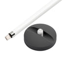 Silicone Cradle Stand & Cap Keeper Holder For iPad Pro Pencil Gray