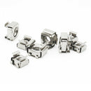 35 pcs 304 Stainless Steel M5 Mounting Cage Nut for Server Shelf Cabinet R7O5