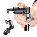 Light Stand Tripod Clip Studio Photo Background Reflector Disc Holder Clamp