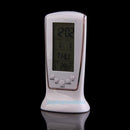 Multifunction Desk Digital LCD Alarm Clock Calendar Thermometer LED Backlight