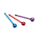 24Pcs/Set Mix Multicolor Nose Ring Bone Stud Surgical Steel Piercing Jewe OZ