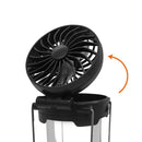 2 In 1 With Fan Outdoor Portable ABS Tent Battery Operated Led Camping Lantern