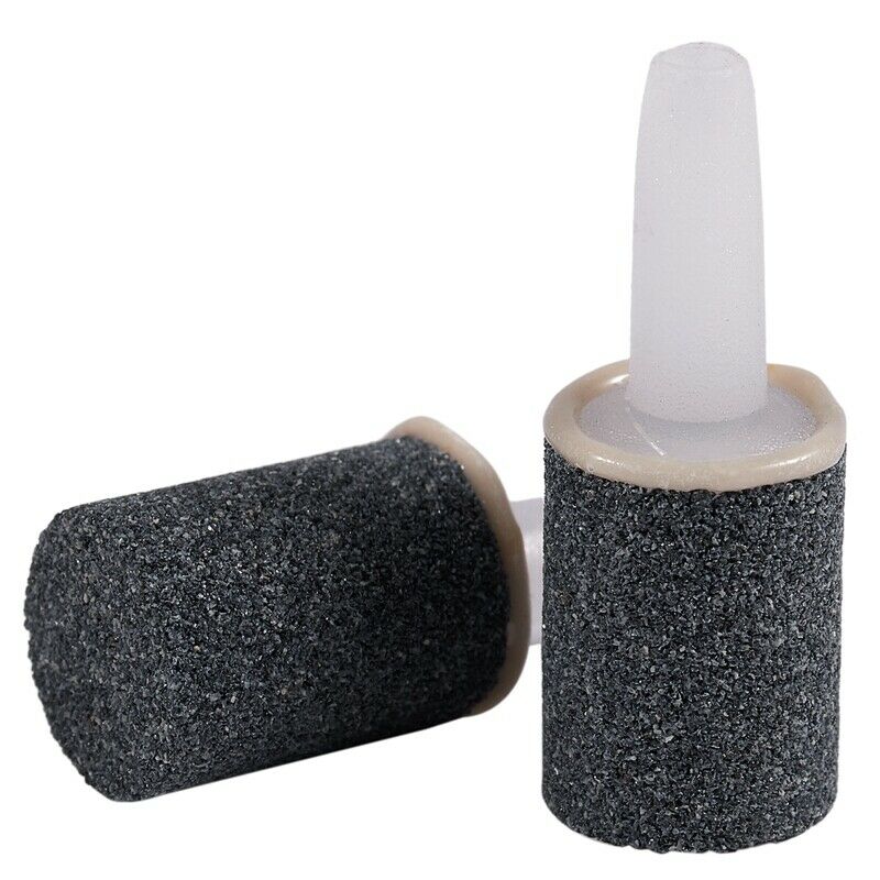 4 Pcs Aquarium Fish Tank Cylinder Mini Air Stone Bubble Aerator Pump N8Q3