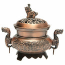 Buddhist Incense Burner Smoke Backflow Zinc alloy Censer Cone Holder,