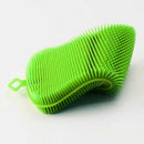 3pcs Dish Washing Sponge Scrubber Hygiene Brush Non-stick for Kitchen Home Kit
