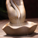 Backflow Incense Burner Home Decor Coarse Pottery Buddha Incense Holder Smo