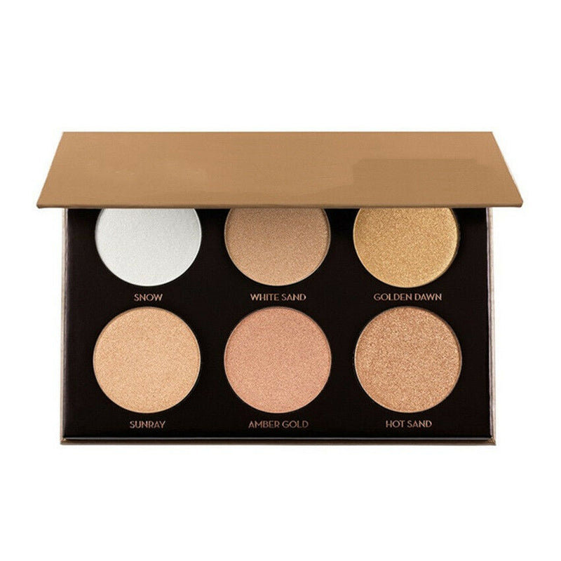6 colors Palette MakeUP Highlight Face Powder Contour Fashion Concealer
