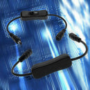 2pcs 2.1 X 5.5mm for DC Power Cable On/Off Switch Cable for LED Strip Light A