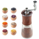 Manual Coffee Grinder With Soft Brush, Hand Grinder Ceramic Conical Burr Mi R3R6