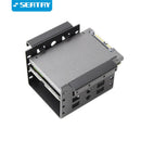 4 Bay 2.5 To 3.5" HDD Metal Adapter Mounting Bracket Hard Drive Disk Holder Rack