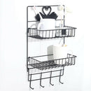 Hanging Storage Organiser Pockets Rack Behind the Door Cupboard Kitchen Bat