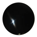 Gloss Black Steering Wheel Center Cover Cap 2-1/2 Inch x 3/8 Inch Marine Boat