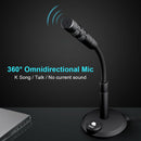 Q12 USB Omnidirectional PC Streaming Speech Mic Desktop Microphone with Stand