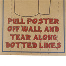 retro toilet decorative bar funny poster toilet decor painting wall sticke BX