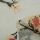 Lightweight Floral Birds Print Shawl Scarf Beige