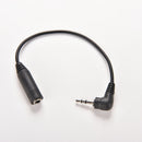 2.5mm Male Plug to 3.5mm Female Jack Stereo AUX Audio TRS Adapter Converter SEA~