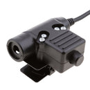 Headset Cable Adapter With PTT For Midland Radio LXT340 / 345/420, Black