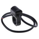 Blue 1" Handlebar Switch Headlight ON/OFF Aluminum Alloy Waterproof Push Button