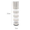 Outdoor Bbq Picnic Sauce Bottle Set Stainless Steel Seasoning Box Transpare