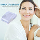 Dental Plastic Bur Box 60 Holes Drill Placement Box Oral Care Dental Tools