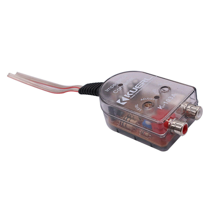 Audio Converters Durable High To Low Level Subwoofer Signal Stable Car Stereo