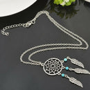 Retro Women Lady Dream Catcher Pendant Long Chain Necklace Sweater Jewelry  I3O5
