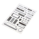 Transparent Clear Stamp DIY Silicone Seals Scrapbooking Card 35
