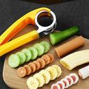 Kitchen Tool Vegetable Peeler Salad Slice Banana Slicer Chopper Fruit Cut uaTEUS