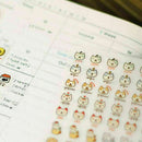 6 Sheets PVC Cute Cartoon Cat Paper Stickers for Diary Scrapbooking Crafts D1U0
