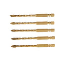 10pcs Mirror Ceramic Tile Glass Thread Drill Bits Set Cross Spear Head 6mm