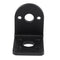 Black Metal L Shaped Mounting Bracket Holder for 25mm Gear Motor E4D6