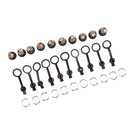 10x DC-022 DC Power Jack Socket Female 5.5x2.1mm DC Connector Panel Mounting